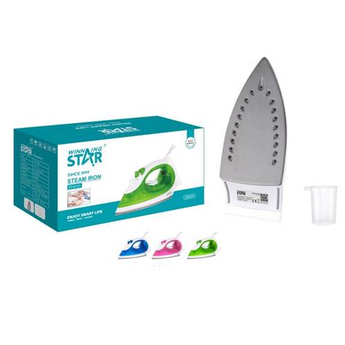 [HE1787] Plancha a vapor 2000W en caja, varios colores WINNING STAR