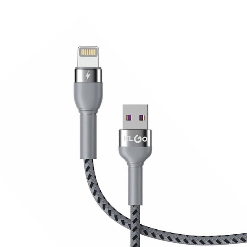 [HE1839] Cable USB-Lightning reforzado 1m, varios colores, KLGO, en caja