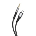 Cable auxiliar para audio 1m con entrada USB-C, varios colores, KLGO en caja