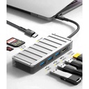 Adaptador multipuerto 7en1 USB-C a USB/HDMI/SD, KLGO en caja