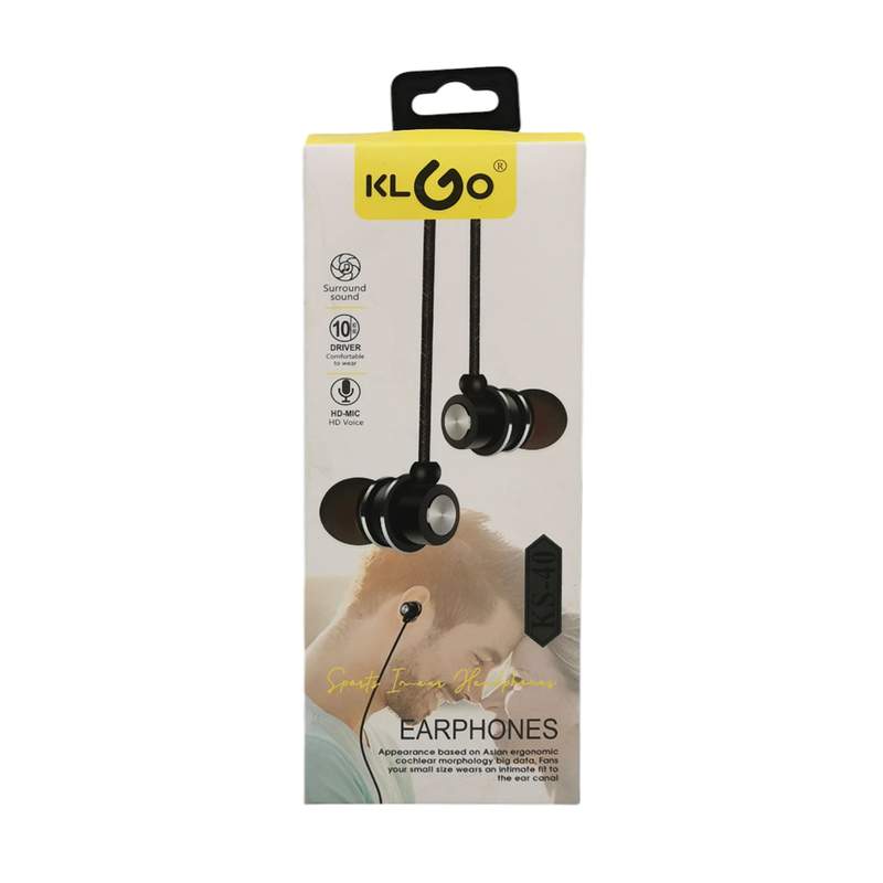 [HE1850] Auriculares con cable auxiliar 3.5mm, varios colores, KLGO en caja