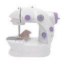 Máquina de coser de mesa con pedal, 4AA, 220v en caja