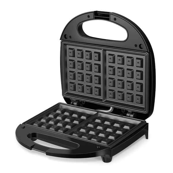 [HE1894] Wafflera eléctrica, antiadherente, 2 waffles, 750W, en caja WINNING STAR