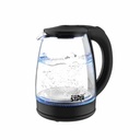 Jarra eléctrica, de vidrio 1,8L, 1500W, en caja, WINNING STAR