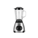 Licuadora 1.5L, 5 velocidades con mini procesadora o molinillo de café y semillas, vaso de vidrio, 350W, en caja WINNING STAR