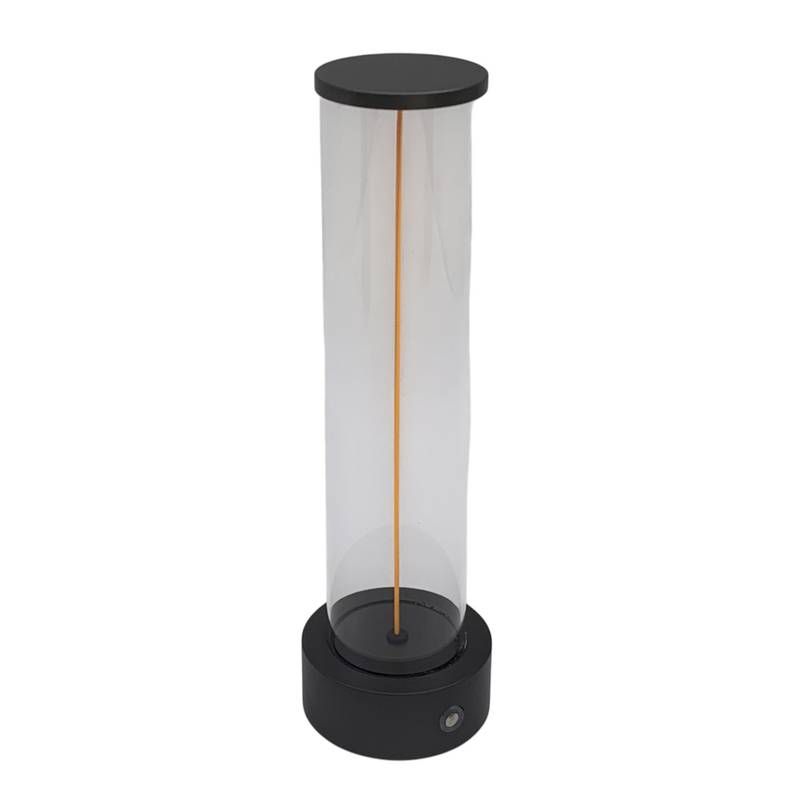 [HE1942] Lámpara touch de vidrio, recarga USB, en caja