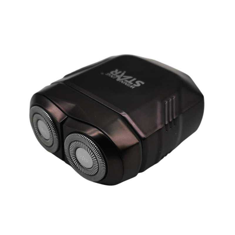 [HE1980] Afeitadora 2 cabezales, de viaje con recarga USB, 5W en caja, WINNING STAR