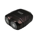 Afeitadora 2 cabezales, de viaje con recarga USB, 5W en caja, WINNING STAR