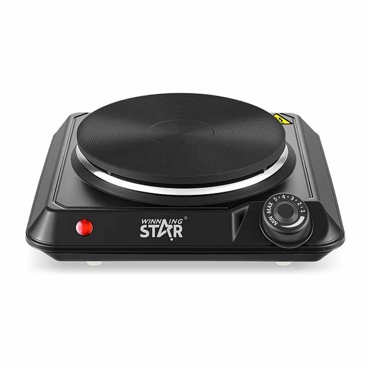 [HE2004] Anafe eléctrico, 1 quemador disco, 1500W, en caja, WINNING STAR
