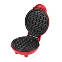 Wafflera eléctrica, antiadherente, 350W, en caja