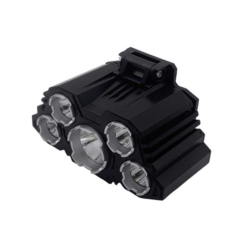 Linterna para cabeza led, recargable USB, en caja