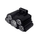 Linterna para cabeza led, recargable USB, en caja