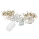 Luces led x400 blancas cortina, en caja