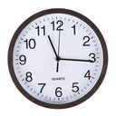 Reloj de pared, 25cm de diámetro, en caja
