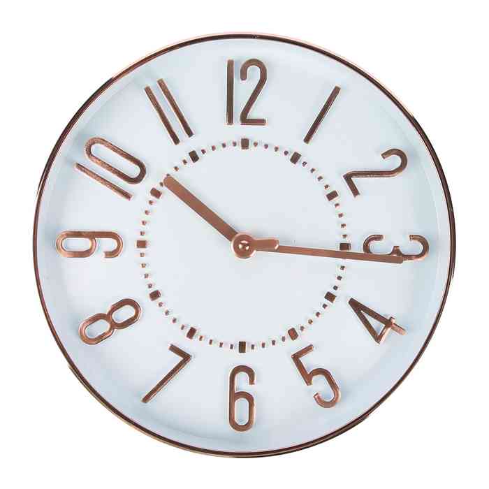 [HE2108] Reloj de pared, 25cm de diámetro, en caja