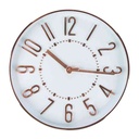 Reloj de pared, 25cm de diámetro, en caja