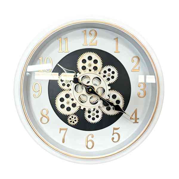 [HE2119] Reloj de pared, 45cm, con movimiento, 3AA, 2 colores, en caja