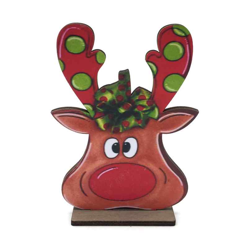 [HN0394] Adorno navideño de MDF, varios diseños
