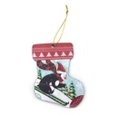 Adorno navideño de MDF, en bolsa, varios diseños