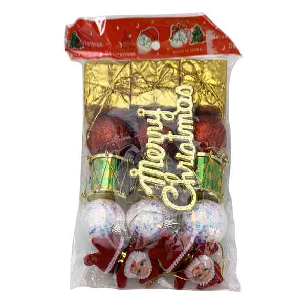 [HN0502] Adorno navideño surtido x15, 3,5cm,en bolsa