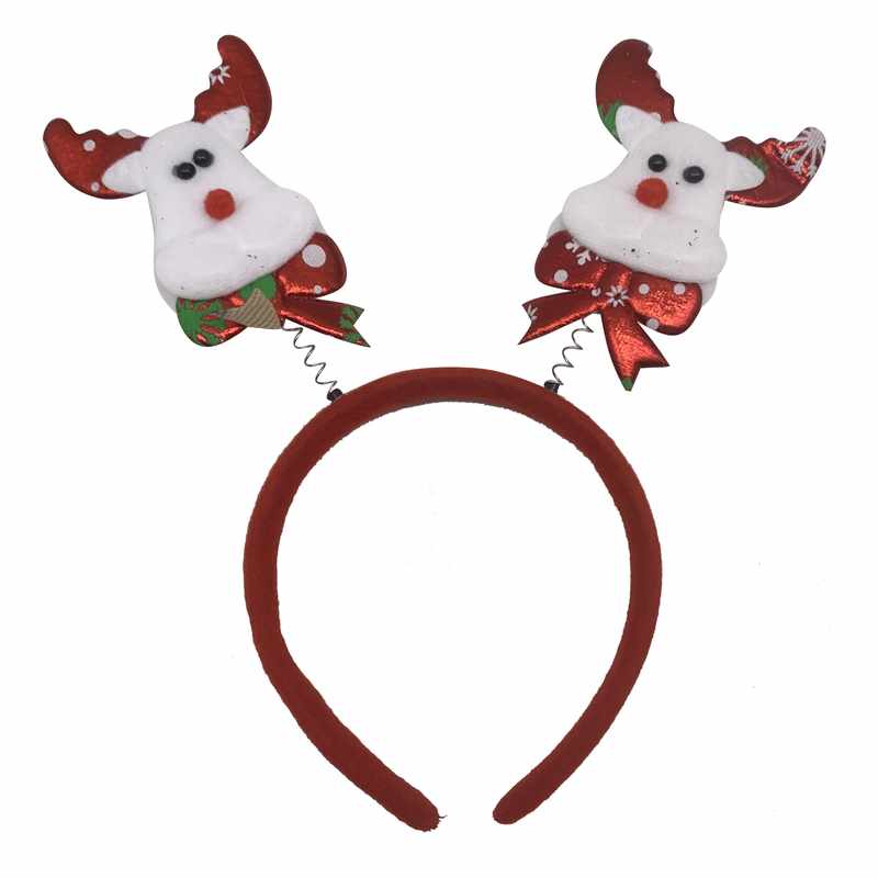 [HN0536] Tiara con aplique navideño, PACKx12 varios diseños
