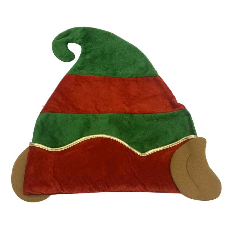 Gorro navideño elfo de fieltro, en bolsa