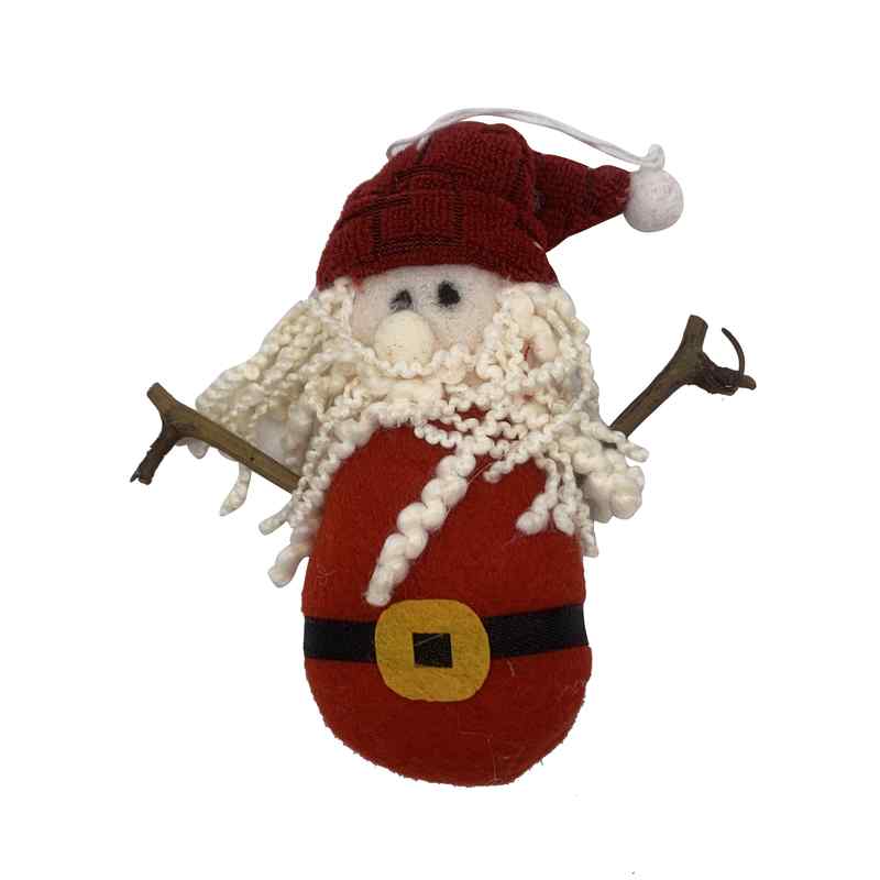 [HN0546] Adorno navideño de tela, varios diseños, PACK x12