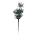 Adorno rama de árbol con piñas, en bolsa