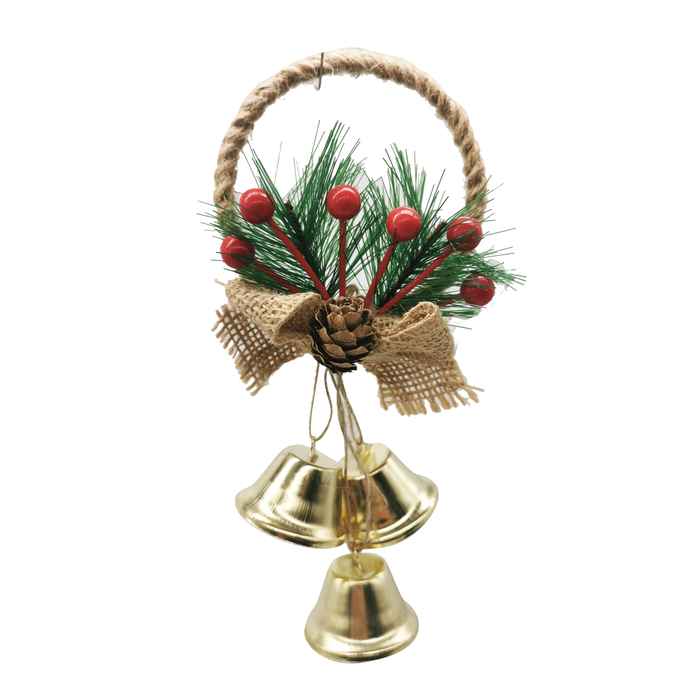 [HN0592] Adorno navideño campanas, en bolsa