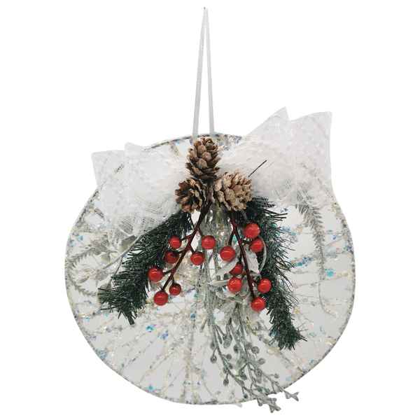 [HN0627] Adorno navideño con bayas, en bolsa