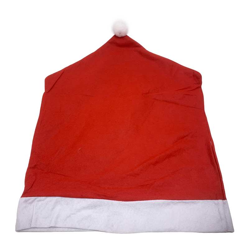 Funda navideña para respaldo de silla de fieltro, PACKx12