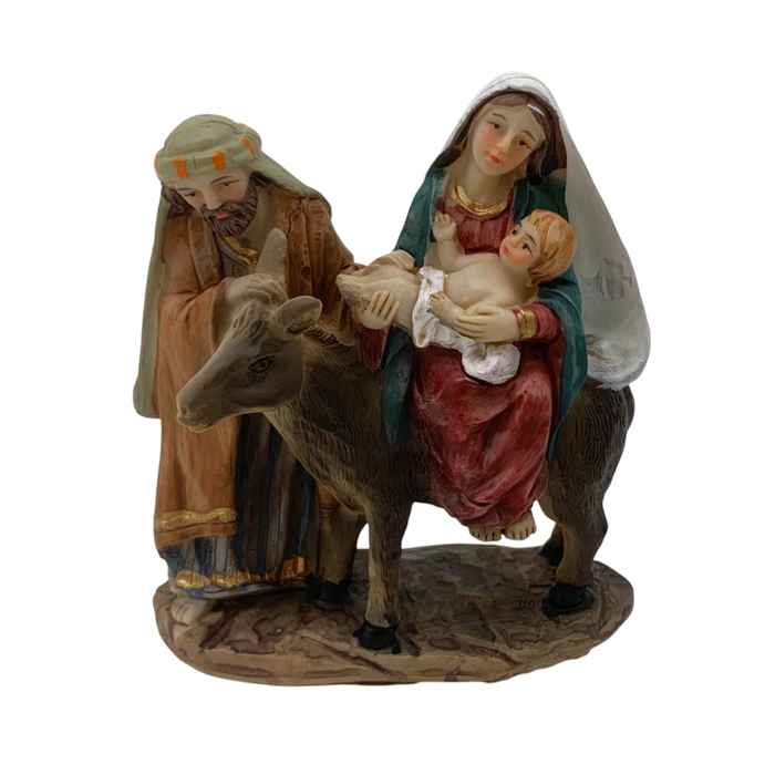 Pesebre 1 pieza Sagrada Familia, en caja