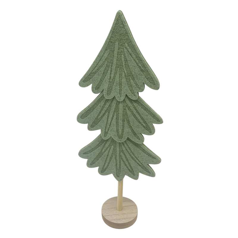 [HN0676] Adorno árbol navideño para mesa, de fieltro