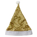 Gorro navideño con brillo, varios colores