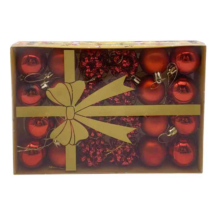 Adorno navideño surtido x24, en caja