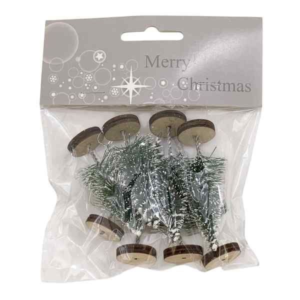 [HN0768] Adorno árbol navideño x8 para mesa