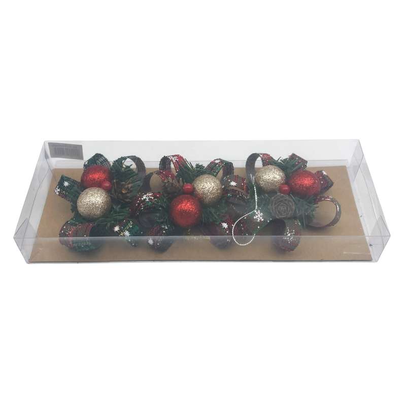 [HN0774] Adorno navideño, x3, en caja de mica
