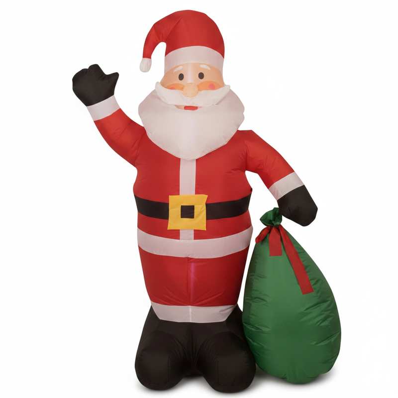 [HN0779] Muñeco inflable Papá Noel con bomba 0,8A, en caja