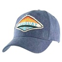 Gorro con visera, Uruguay con aplique sol, AZUL, Armoric