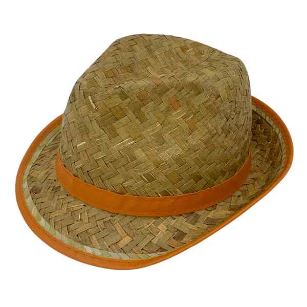 [HP1076] Sombrero para caballero, de fibras naturales
