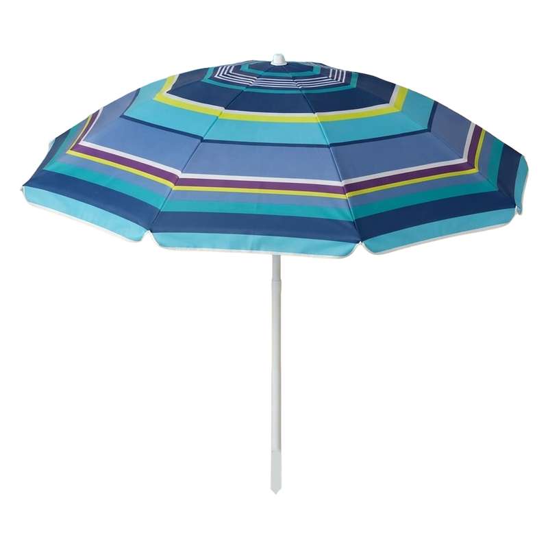 [HP1149] Sombrilla para playa, 8 varillas, con protección UV, varios diseños
