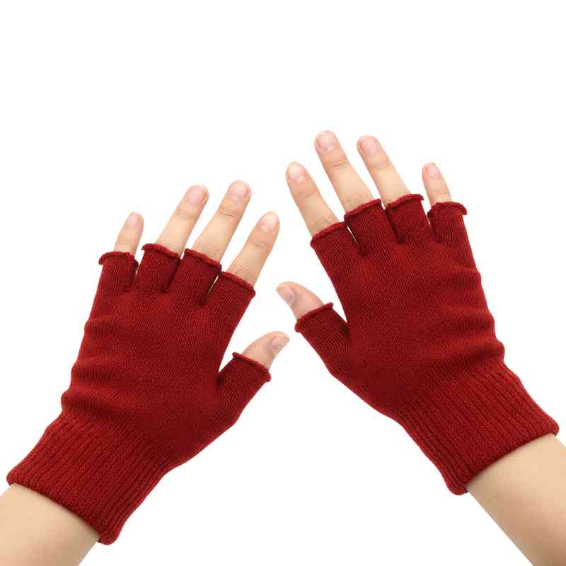 [HV0992] Guantes de adulto, tejidos, sin dedos, varios colores
