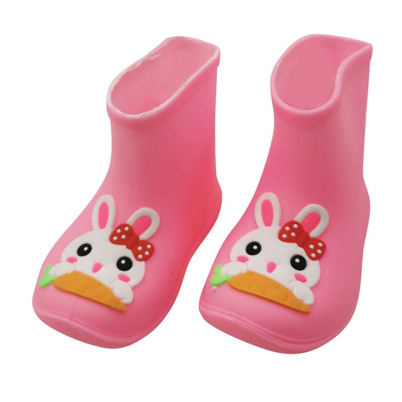 Botas de lluvia de PVC 15cm de largo, varios diseños