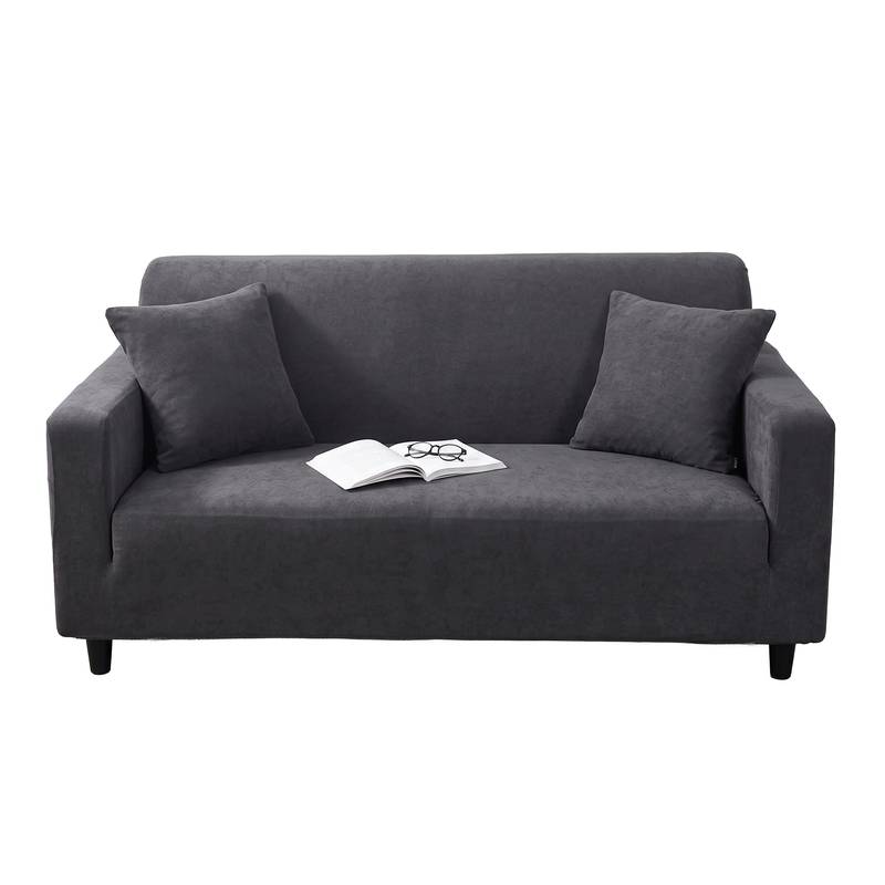 [HV1035] Funda elastizada para sillón de 2 cuerpos+ funda almohadón 140a180cm, varios colores