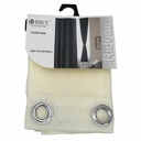Cortina de voile 135x150, BEIGE, en cartón