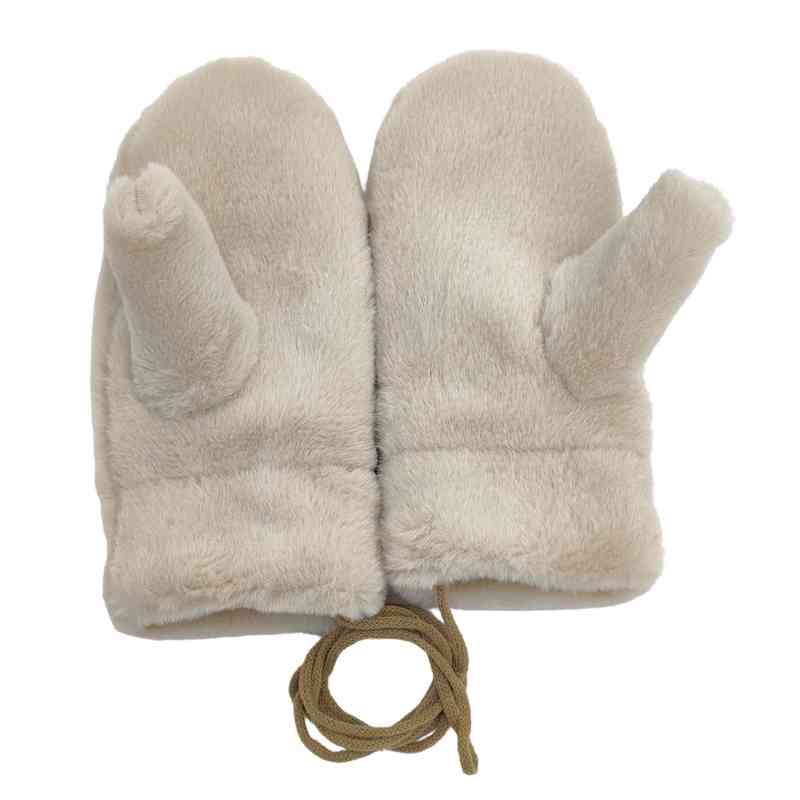 [HV1052] Guantes de adulto, mitones, con correa varios colores en bolsa