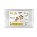 Almohada infantil anatómica FIBRASCA, viscoelástica antisofoco, en bolsa