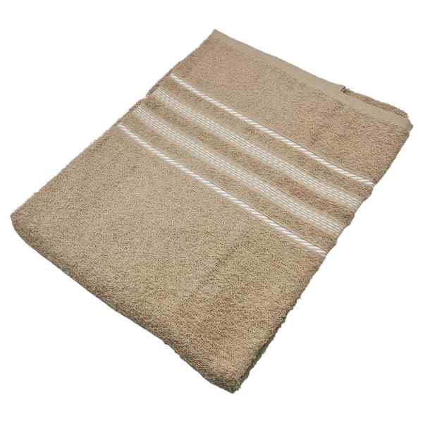 [HV1231C] Toalla de baño, 100% algodón, 65x130cm, 280g, beige, Berlina by Teka
