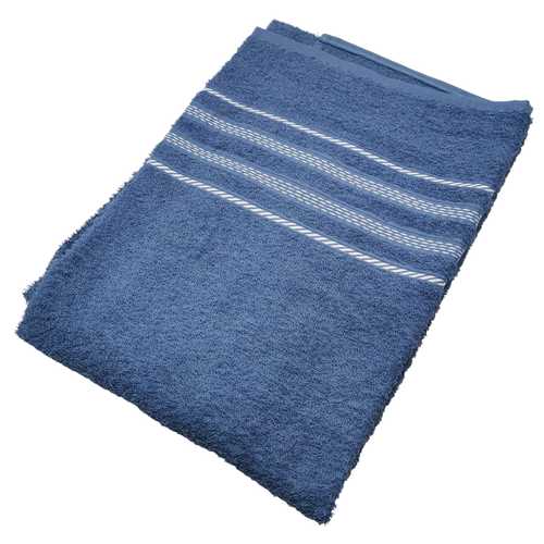 [HV1231D] Toalla de baño, 100% algodón, 65x130cm, 280g, azul, Berlina by Teka