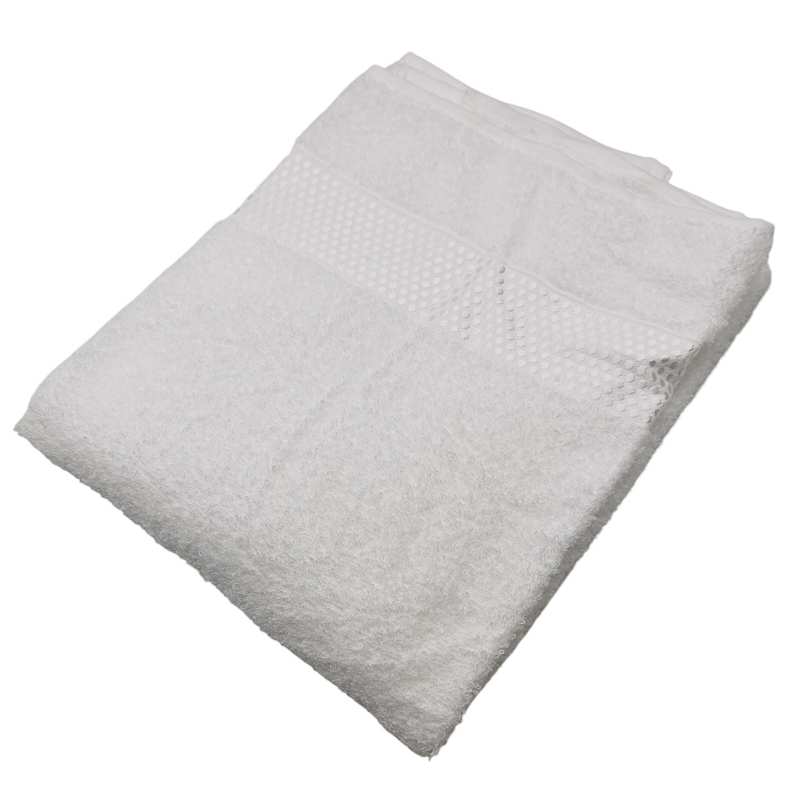 Toalla de baño, 100% algodón, 70x130cm, 360g, blanco, Berlina by Teka